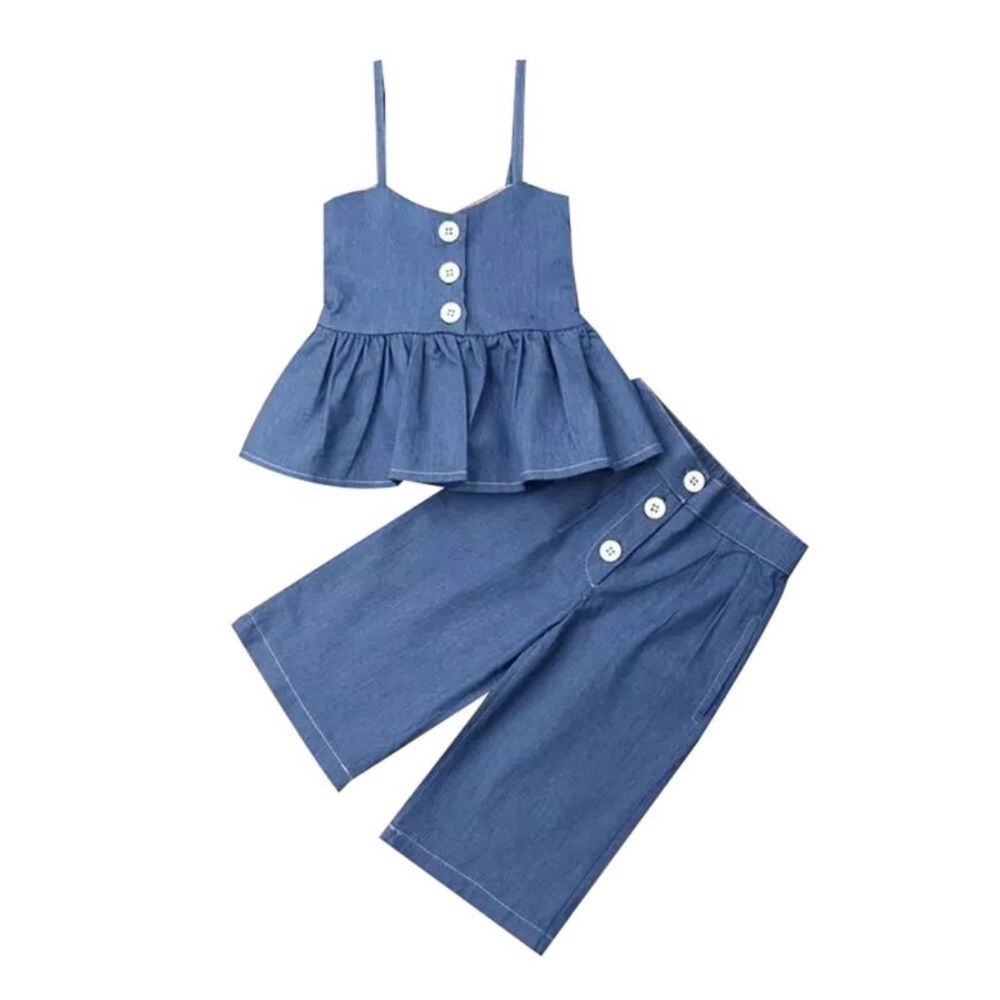 Blue Ruffle Set - Picture 3 of 3